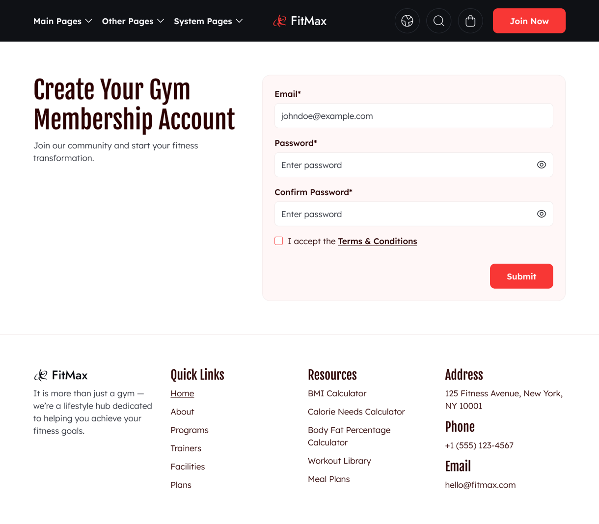 Membership Registration